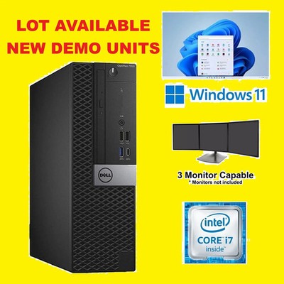 Dell Optiplex 7050 SFF Intel  i7-7700 16GB 512GB SSD  Win 11 Pro excellent