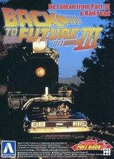 1/43 Pullback DeLorean Part III and Railroad Back to the Future Movie Mecha
