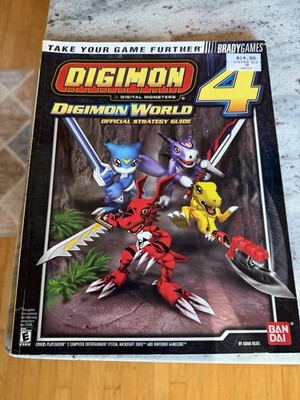DIGIMON WORLD 4 Official Strategy Guide PLAYSTATION 2 Xbox GAMECUBE BradyGames