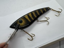9.5” BM Customs Stinger Black Perch Crankbait Jerkbait Musky Lure