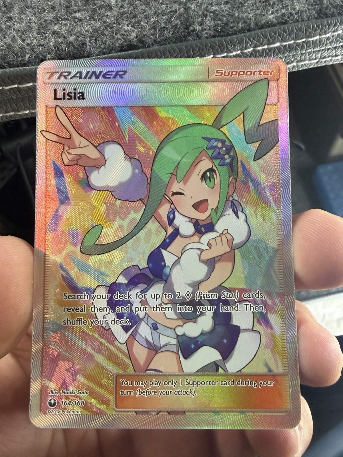 Lisia (Full Art) 164/168 Sm-Celestial Storm Holo M/NM