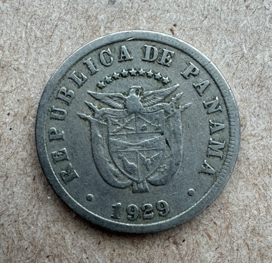 パナマ 1929年 2.5センティモス硬貨 2½ Centésimos - Panama – Numista