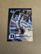 2024-25 Bowman University Chrome - Isaiah Evans #27 Black Wave Refractor (RC)
