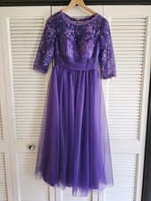 Purple Formal Gown, Small, Unbranded