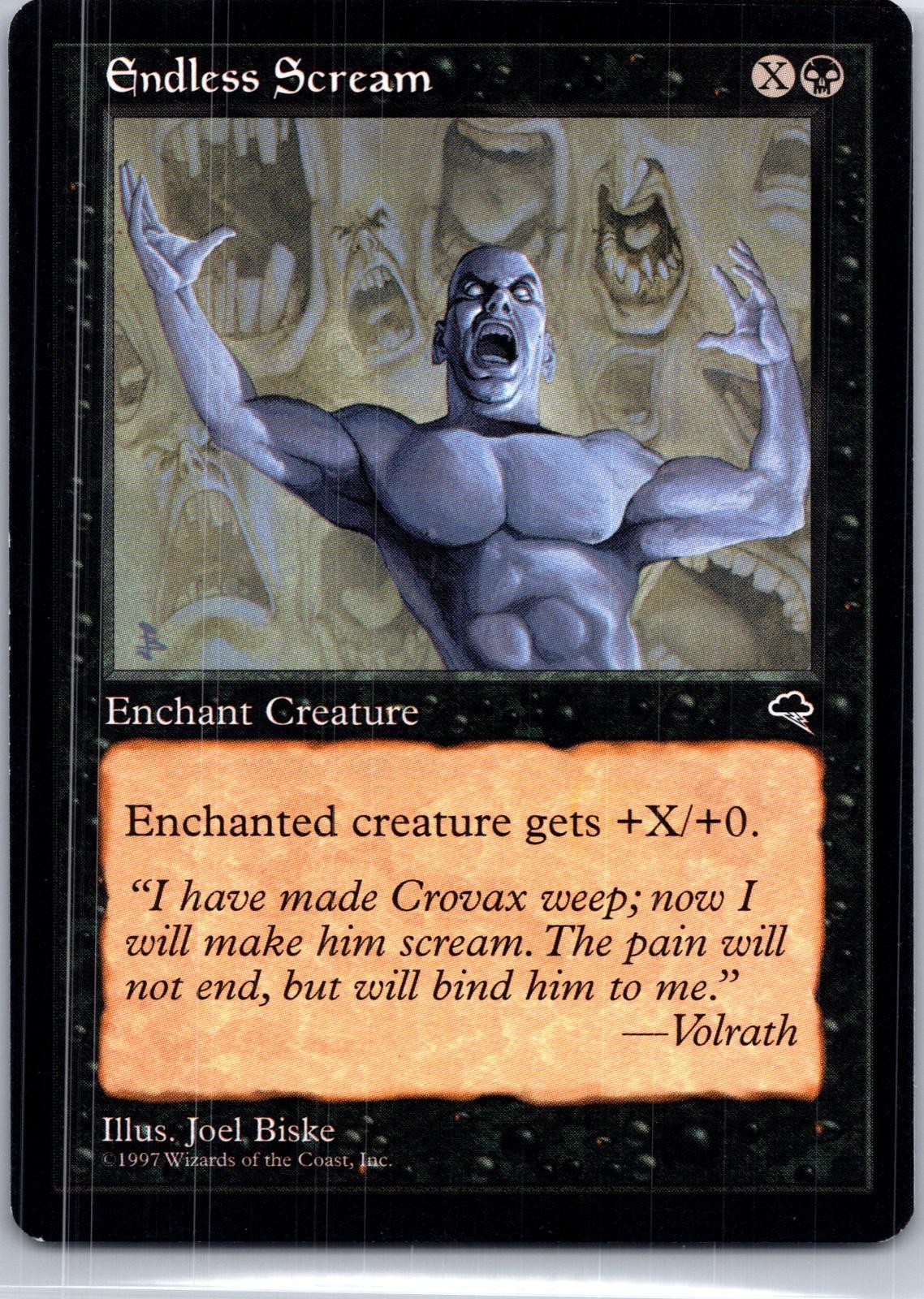 Endless Scream 132 Common Tempest Magic: The Gathering Moderately Played