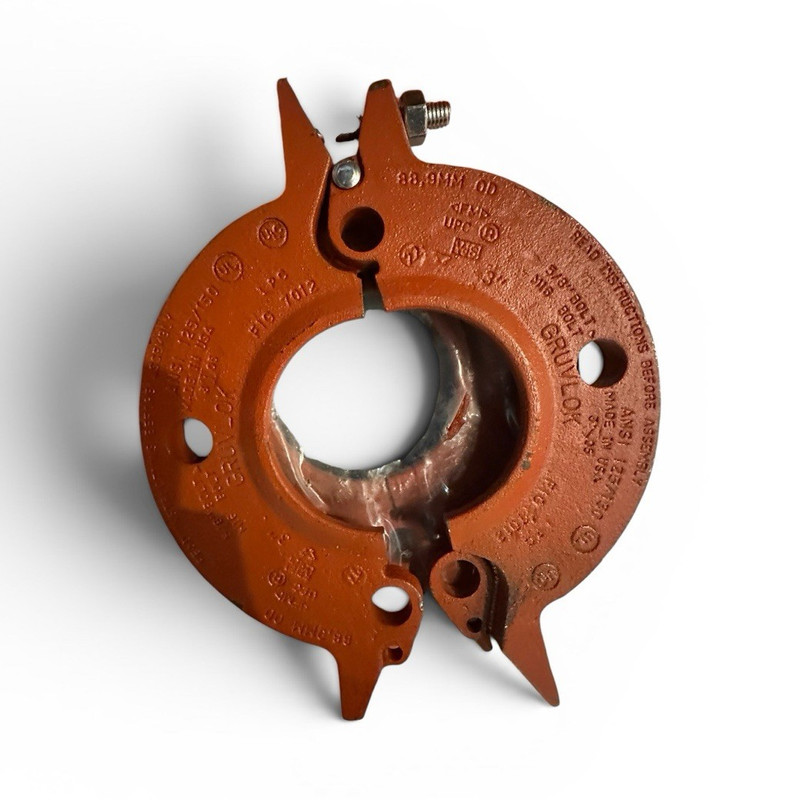 Gruvlok 2 in Ductile Iron Pipe Flange EPDM Seal 300 PSI 8-3/8 in 0390201002.