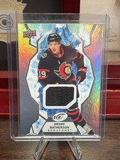 2021-22 UD Ice Jersey Relics Drake Batherson #7 SP Ottawa Senators Game Used