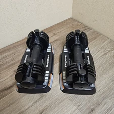NordicTrack 25 lb Adjustable SpeedWeight Dumbbell Set Pair 2.5 to 12.5 Pounds