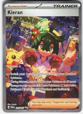 Pokemon Kieran 218/167 Twilight Masquerade Pokemon Holo NM