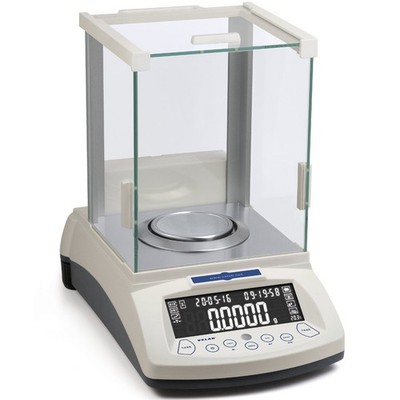 Velab VE-204 Analytical Balance 220 g x 0.0001 g Internal Calibration, RS232 USB