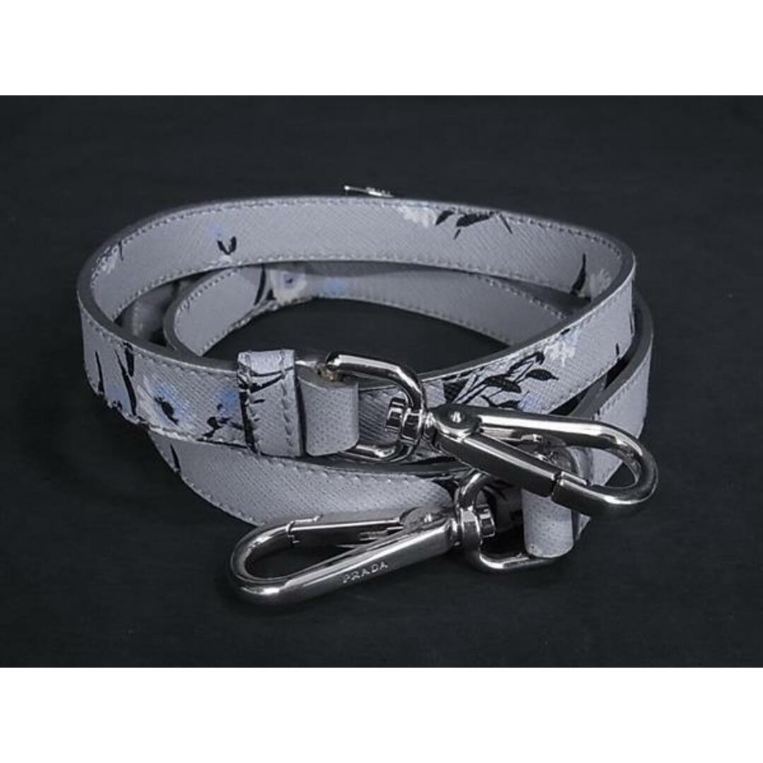 PRADA leather flower patterned shoulder strap for… - image 1