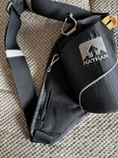 Nathan Peak Hydration Running Belt Waist Pack - Black - No Bottle - Excellent