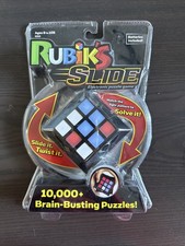 Rubik's Slide Electronic Game Brain Busting Puzzles Rubiks Cube NEW