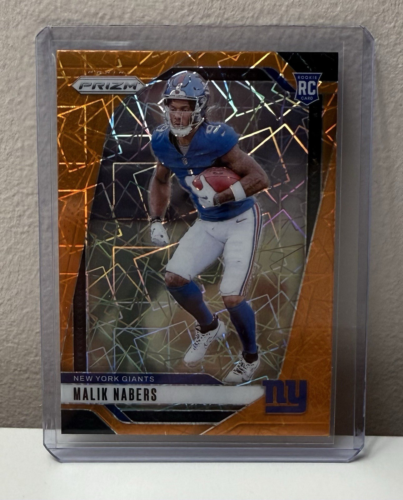 2024 Panini Prizm - Rookies Malik Nabers #370 Lazer Prizm (RC)