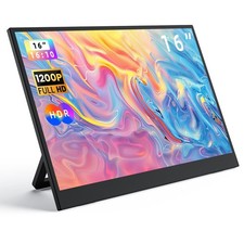 Portable Monitor, 16-inch 144 Hz Screen, 1200P FHD Ultra-Thin Travel Monitor ...