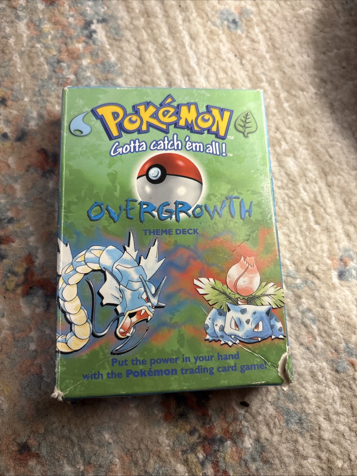 Pokemon Base Set Theme Deck Set Overgrowth *****BOX ONLY*****
