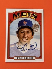 🔥 2023 Topps Archives Jesse Orosco ON CARD AUTOGRAPH #72FF-JOR - NY Mets
