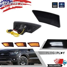 For Ford Ranger XL XLT Lariat 2019-2022 LED Side Marker Lights Turn Signal Lamps