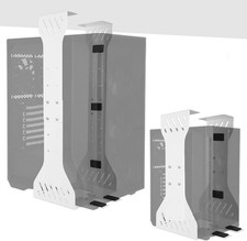 Heavy Duty Adjustable Under Desk PC Holder Mount 7.5"-12" Supports 80 lb