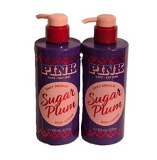 Victoria's Secret PINK Sugar Plum Body Lotion 12 fl oz each 2 Pack
