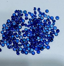 5cts 3mm Round Lot Diamond Cut Natural Royal Blue Sapphire Loose Gemstone