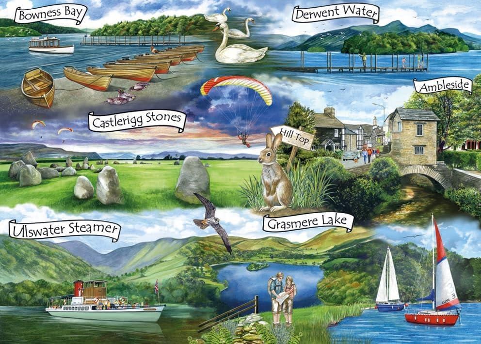 Otter House Lake District Jigsaw Puzzle (1000 Pieces) DAMAGED BOX