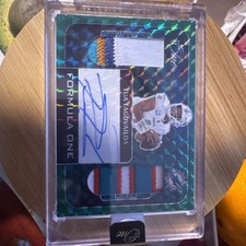 Last on print Tua Tagovailoa 2022 Panini One Formula One Auto Patch Green SP /10