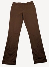 Class/Club Dark Brown Modern Fit Adjustable Waist Stretch Pants Size 18 NWT
