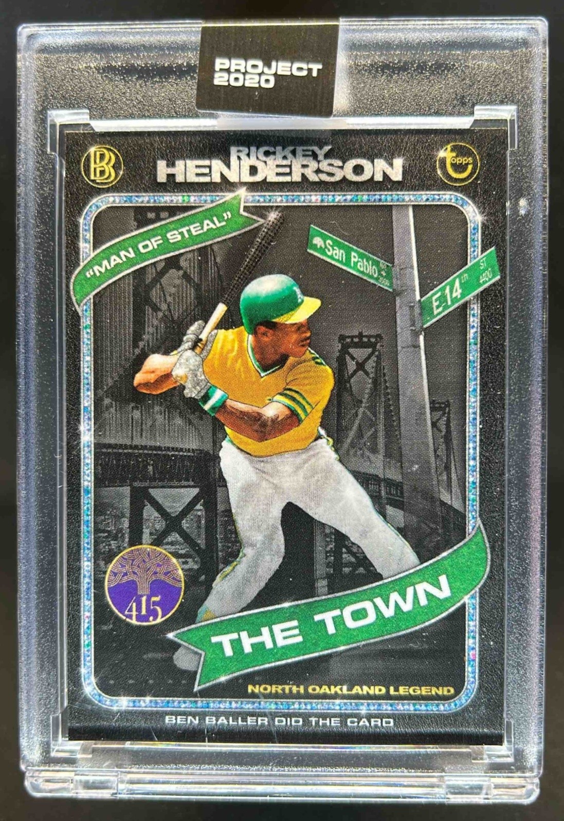 2020 Topps Project Rickey Henderson #71 Athletics