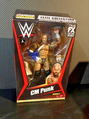 MATTEL WWE ELITE FROM THE VAULT SERIES 3 CM PUNK 6'' RINGSIDE EXCLUSIVE FIGURE
