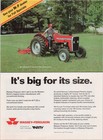 Massey-Ferguson 253 Tractor Print Ad 1990 Vintage Farm Equipment
