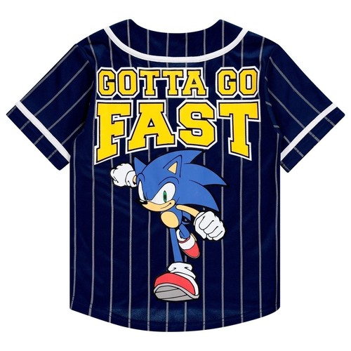 Boys Sonic The Hedgehog Baseball Jersey Shirt and Shorts Clothing Set- Little... - Picture 5 of 8