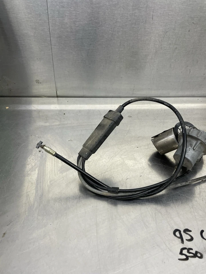 1995 1996 1997 Arctic Cat Cougar 550 OEM Carb Throttle Oil Cable Slide Assembly - Image 2 of 4