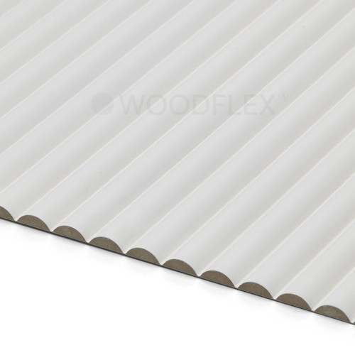 WOODFLEX WHITE PRIMED FLEXIBLE - HALF ROUND 27 - 2700mm X 600mm - Picture 4 of 24