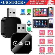 2026 Mini 3IN1 Wireless For Carplay  Android Auto  Mirror Link/Airplay Adapter