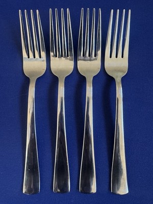 Oneida Avery Dinner Forks 8''   Stainless Steel 18/0   Set of 4