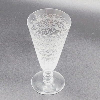 Baccarat  Glas verre Sektflöte Cristal modèle Rohan H 14,6 cm sehr guter Zustand