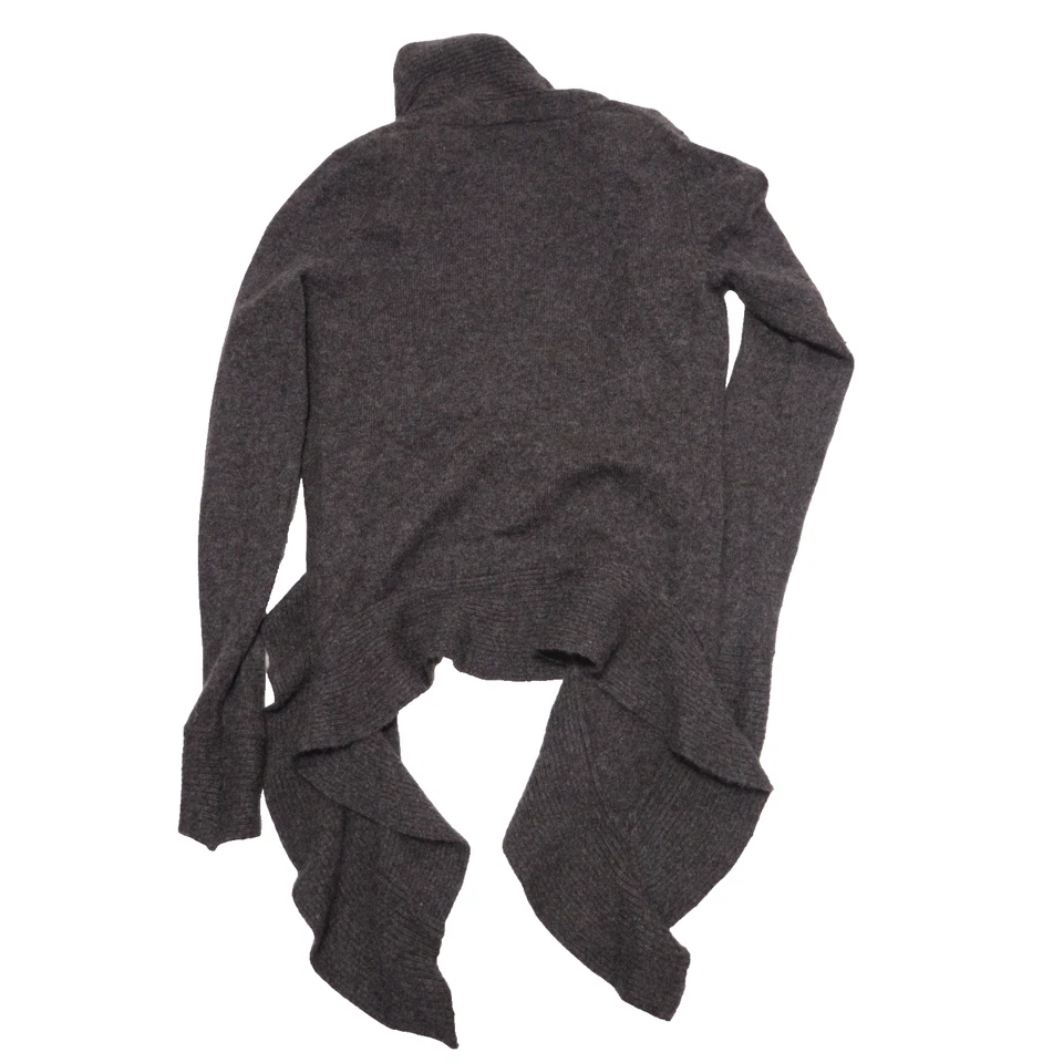 Kenar Cardigan Wrap Women’s Size XS 100% 2-Ply Cashmere Gray Sweater Fairy - Image 4 of 4