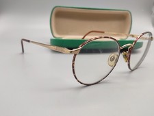 Brooks Brothers Italian Gold Tone Tortoishell Round Full Rim Glasses.Frames Only