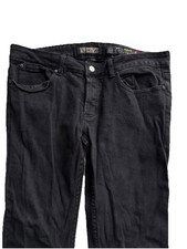 LIP SERVICE Junkie Fit BLACK Jeans 34 Scene EUC Discontinued Y2K Goth