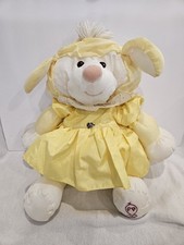 Vintage 1986 Puffalump Yellow Lamb Plush Fisher Price Stuffed Animal puffalumps