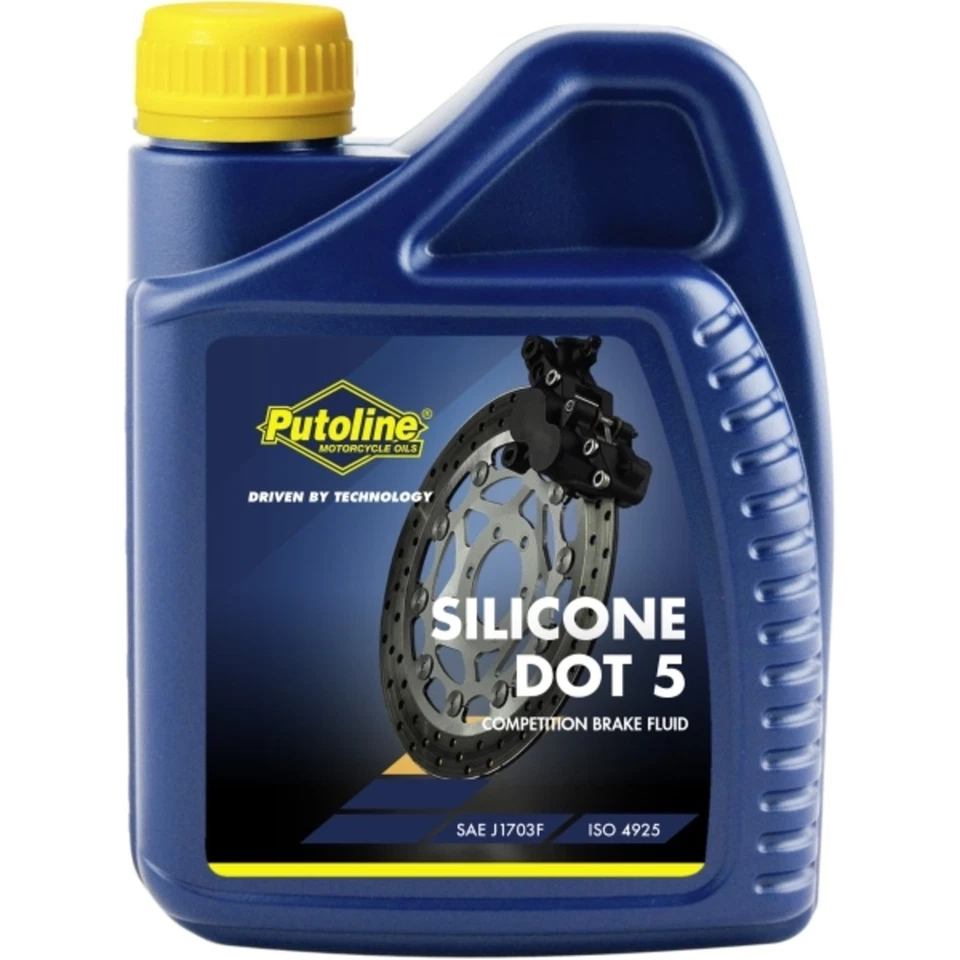 Flasche Putoline Dot 5 Silicone Brake Fluid 500 ML für Motorrad Ersatzteile - Bild 1 von 1