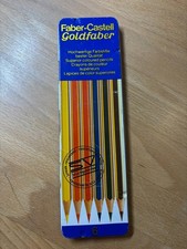 Faber Castell Goldfaber 4100,  6 Buntstifte 80-iger Jahre