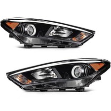 2 X LED DRL Headlights Assembly For Hyundai Tucson 2018 2017 2016 w/Projector