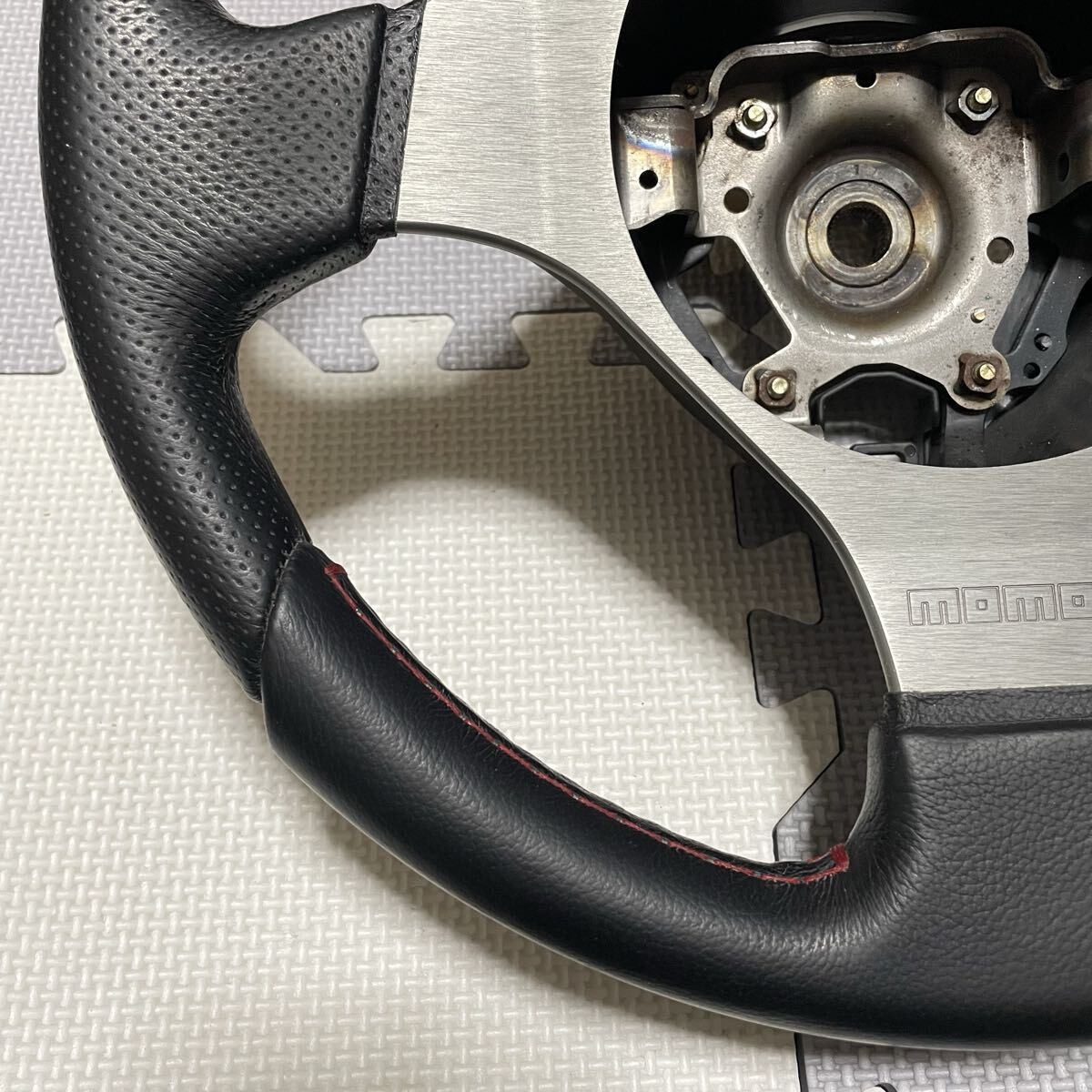 Nissan OEM MOMO Leather Steering Wheel for Skyline V35 Z33 350Z