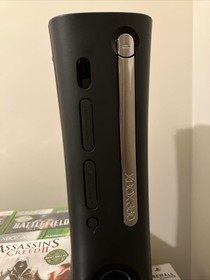 Microsoft Xbox 360 Console 120GB + 10 Games + Controller + Cords Tested 100%