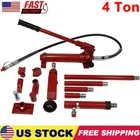 4 Ton Porta Power Kit 8,000 lbs Capacity Portable Hydraulic Ram Body Frame Kit