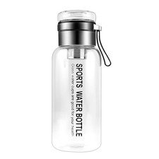 Glass Water Bottle 1L Glass Drink Bottle Water Bottle with Protective Sleeves