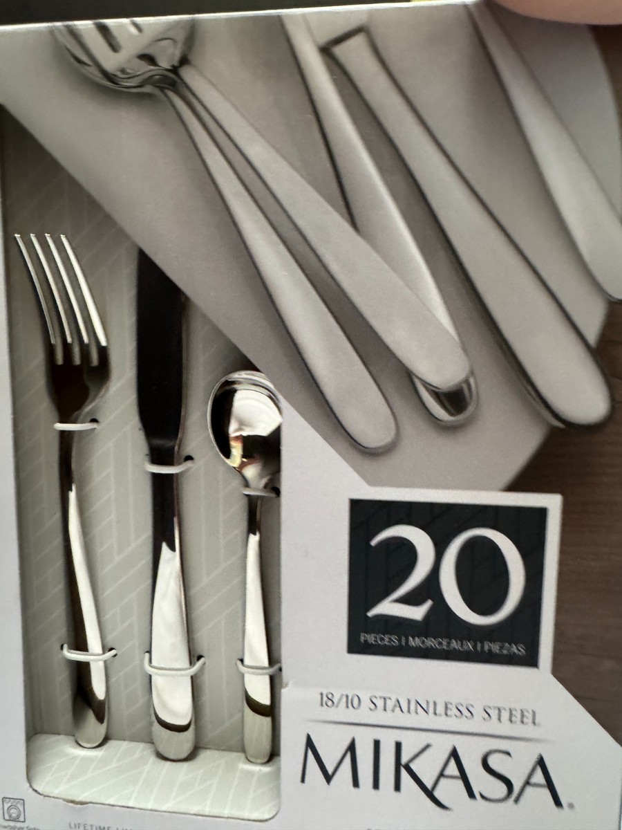 Mikasa WILDER 18/10 Stainless Steel 20pc flatware Service for 4