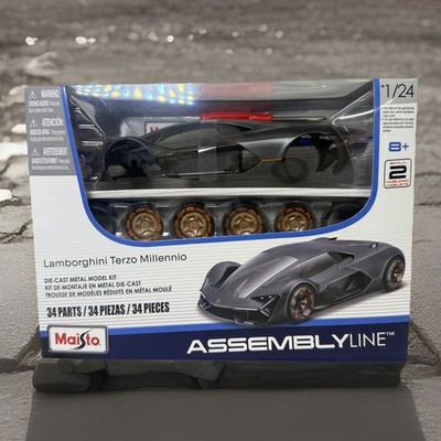 Maisto 1:24 Assembly Line Lamborghini Terzo Millennio Die Cast Car Model Kit 